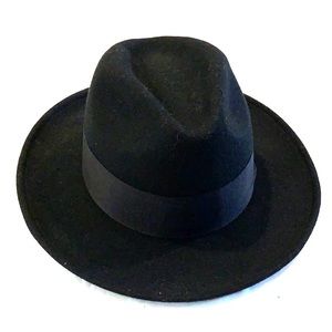 San Diego Hat Company black wool fedora